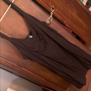 Old Navy Black Midi Dress